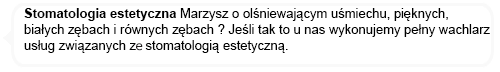 Alicja Stasiak Dentysta Biała Podlaska Stomatolog w Białej Podlaskiej Asdentysta